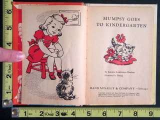 1945 Mumpsy Goes to Kindergarten McNally Jr. Elf Book  