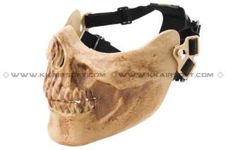 CACIQUE Skull Half Face Mask Version III Skeleton 01424  
