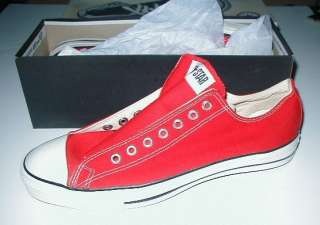vintage converse all star shoes sneakers men 12 low red  