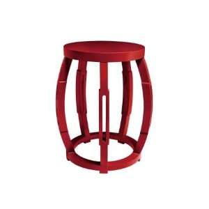  Bungalow 5 Taboret Red Stool/Side Table