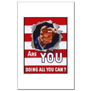  Are You Doing All You Can Vintage Poster Mini Post 