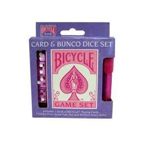 Bicycle Card and Bunco Dice Set Toys & Games
