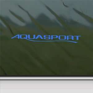  Aquasport Blue Decal Boat Car Truck Bumper Window Blue 