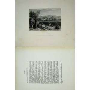  1835 Landscape Bible View Thyatira Lydia Mysia Finden 