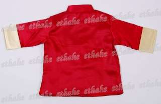 Kinder Chinesisch Kung Fu Anzug Hemd Hosen Kostüm 856G  
