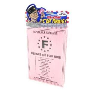  Special card Permis De Fou Rire.