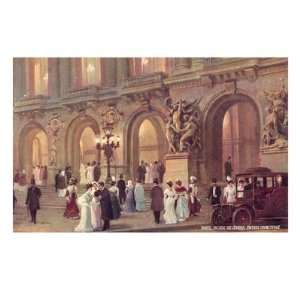 Paris Opera House, France Premium Giclee Poster Print