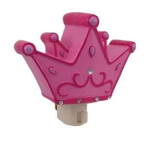  Hot Pink Princess Crown Nite Lite Night Light Baby