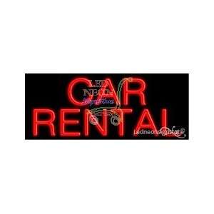  Car Rental Neon Sign: Office Products