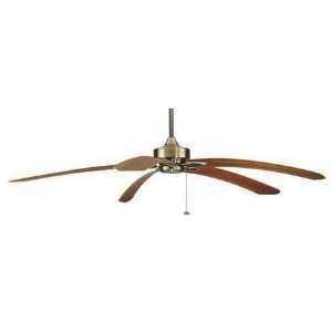  Windpointe 80 Five Blade Ceiling Fan Antique Brass With 36 Curved 