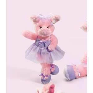   Priscilla Ballerina Pig 9 Stuffed Animal Plush Pink Pig: Toys & Games