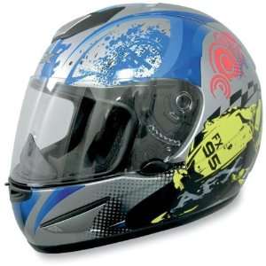    AFX FX 95 Full Face Motorcycle Helmet Stunt Blue XL Automotive