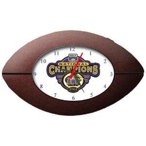  LSU Tigers 2003 National Champions Mini Football Clock 