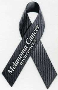 Melanoma Cancer Awareness Car Ribbon Magnet  