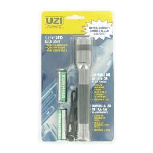  Uzi 5 3/4 High Power LED Light   Gun Metal