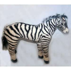  Plush Stuffed Standing Zebra Animal 22 Everything Else
