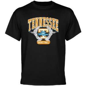 UT Volunteers Shirts : Tennessee Lady Vols Black Laurels Basketball T 