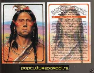 QUANAH Comanche Indian Chief 1995 Native Americans CARD  