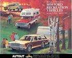 1979 Ford Pickup Camper Travel Trailer Brochure
