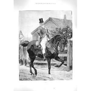   1895 MAN BLACK HORSE FRUIT GROWING CALIFORNIA PRUNES: Home & Kitchen