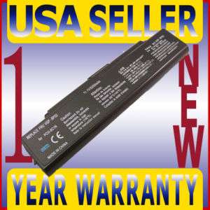 NEW Laptop Battery for Sony Vaio PCG 792L VGN FS940  