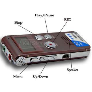 NEW 4GB Digital Voice Recorder Pen  Player USB 1.1/2.O Wine Red 