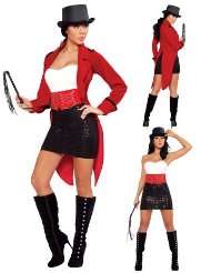 Fearless And Sexy Ringmaster Costume   SMALL/MEDIUM