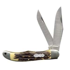  Schrade Uncle Henry Folder BOWIE KNIFE 400 Series Stainless Steel 