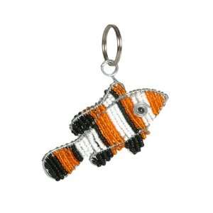  Wire and Beads Keychain Clownfish Inspired Wire Keychain 