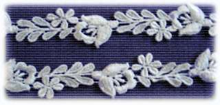 LOTS OF ROSES~IVORY RAYON VENISE LACES~LOVELY DETAIL~BRIDAL TRIM~BANDS 