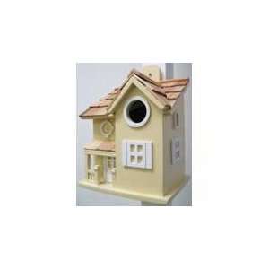  New Home Bazaar Inc Nestling Cottage Birdhouse Yellow 