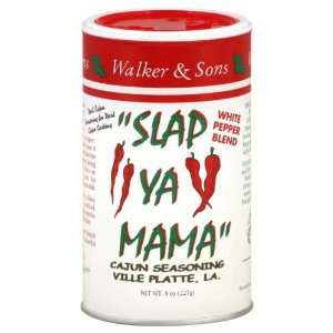 Slap Ya Mama, Ssnng White Pepper, 8 OZ (Pack of 12)  