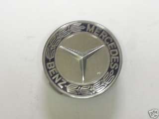 USED MERCEDES BENZ CHROME WITH BLUE FACTORY CENTER CAP  