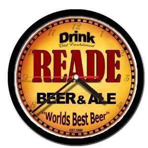  READE beer and ale cerveza wall clock 