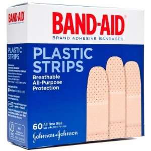  Band Aids  Plastic Adhesive Bandages (60 count): Health 