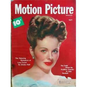  MOTION PICTURE Magazine, April 1948, with Jeanne Craine on 