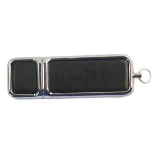 New 4GB Black Leather USB Flash Memory Drive Iron Cover  