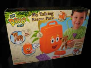   Go Diego Go ~ MY TALKING RESCUE PACK (Backpack) ~ Great Gift  