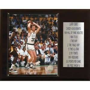   Celtics Larry Bird 12x15 Career Stats Plaque