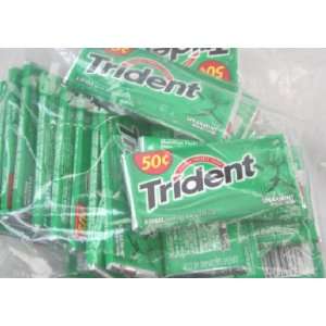 Trident Sugarfree Gum, Spearmint, 5 Count Packs (Pack of 25)  