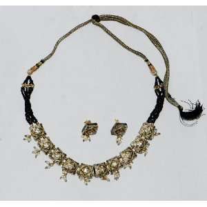  Design Bridal Wedding Fashion Lakh Lac Jewelry Necklace & Earring 