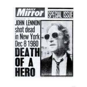  Death of a Hero, John Lennon Shot Dead in New York Dec 8 