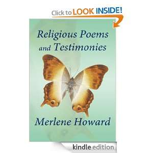 Religious Poems and Testimonies Merlene Howard  Kindle 