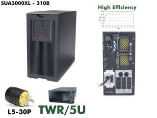 310b~ APC Smart UPS 3000 Xl 5U Extended Run SUA3000XL 3kva 120v 3000va 