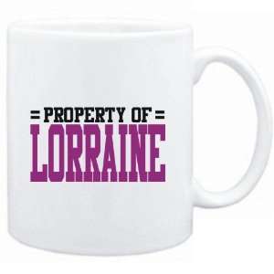    Mug White  Property of Lorraine  Female Names