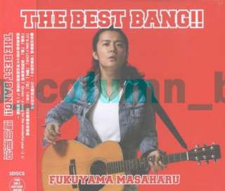 MASAHARU FUKUYAMA The Best Bang 3 CD w/OBI Hits 福山雅治  