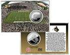 purdue university ross ade stadium silver coin card 