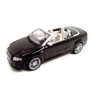  2008 Audi RS4 Convertible Black Diecast 1/18 Everything 