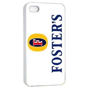  Fosters Beer Logo Case for Iphone 4/4s (White) Free 