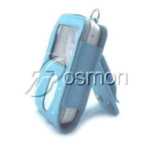  Creative Zen VisionM Leather Case by Kroo (Baby Blue 